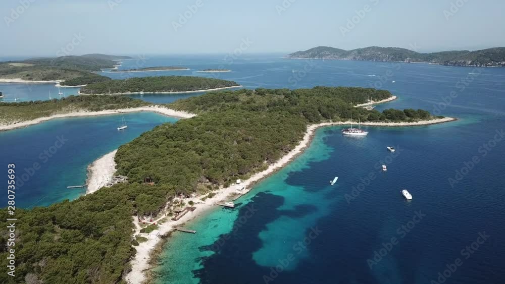The island of Hvar in Croatia, July 2019 The island of Hvar in Croatia, July 2019