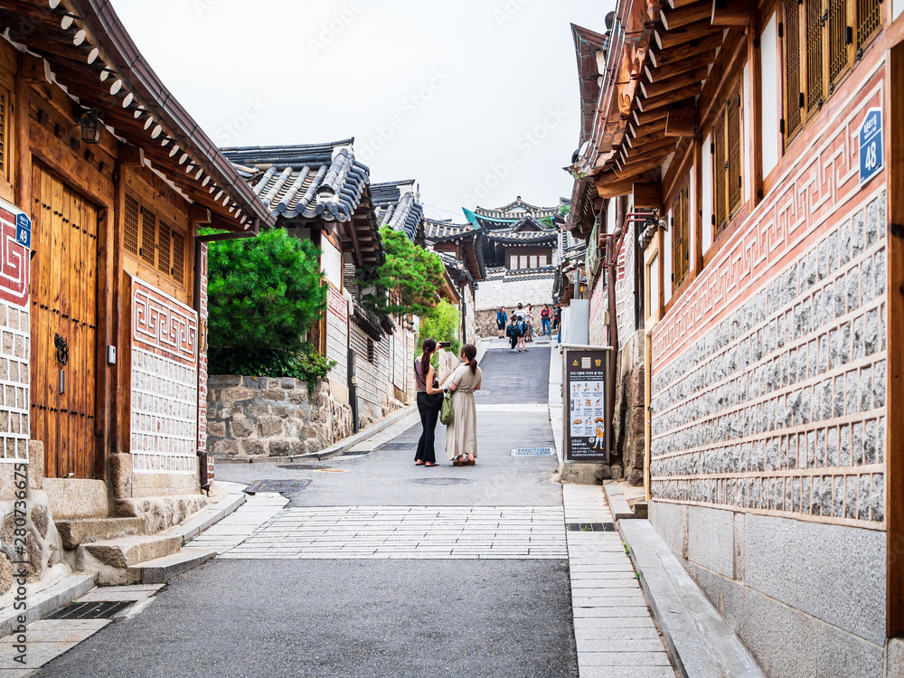 Obraz premium ソウル 北村韓屋村