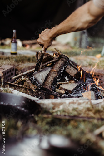 Wallpaper Mural cooking on fire Torontodigital.ca