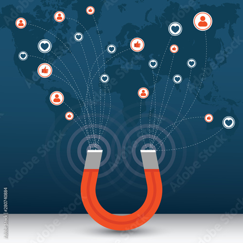 Increase followers and likes on social media 