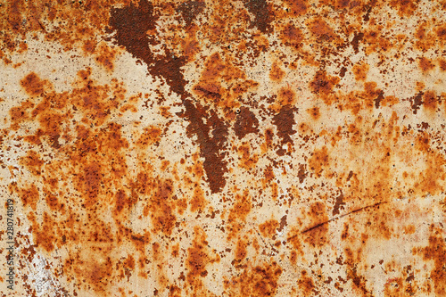 Rusty metal surface with scratches abstract texture