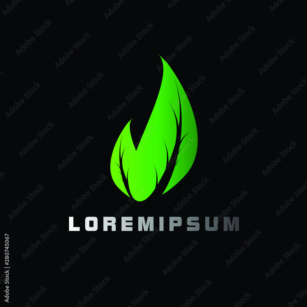 leaf logo icon leaf logo icon
