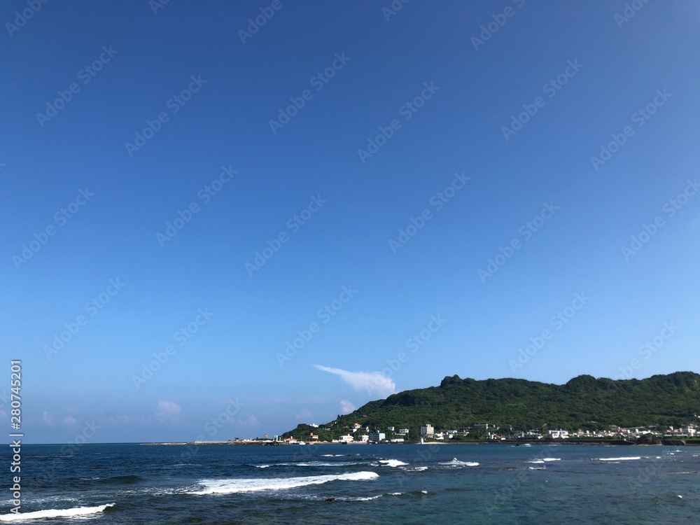 sea and blue sky