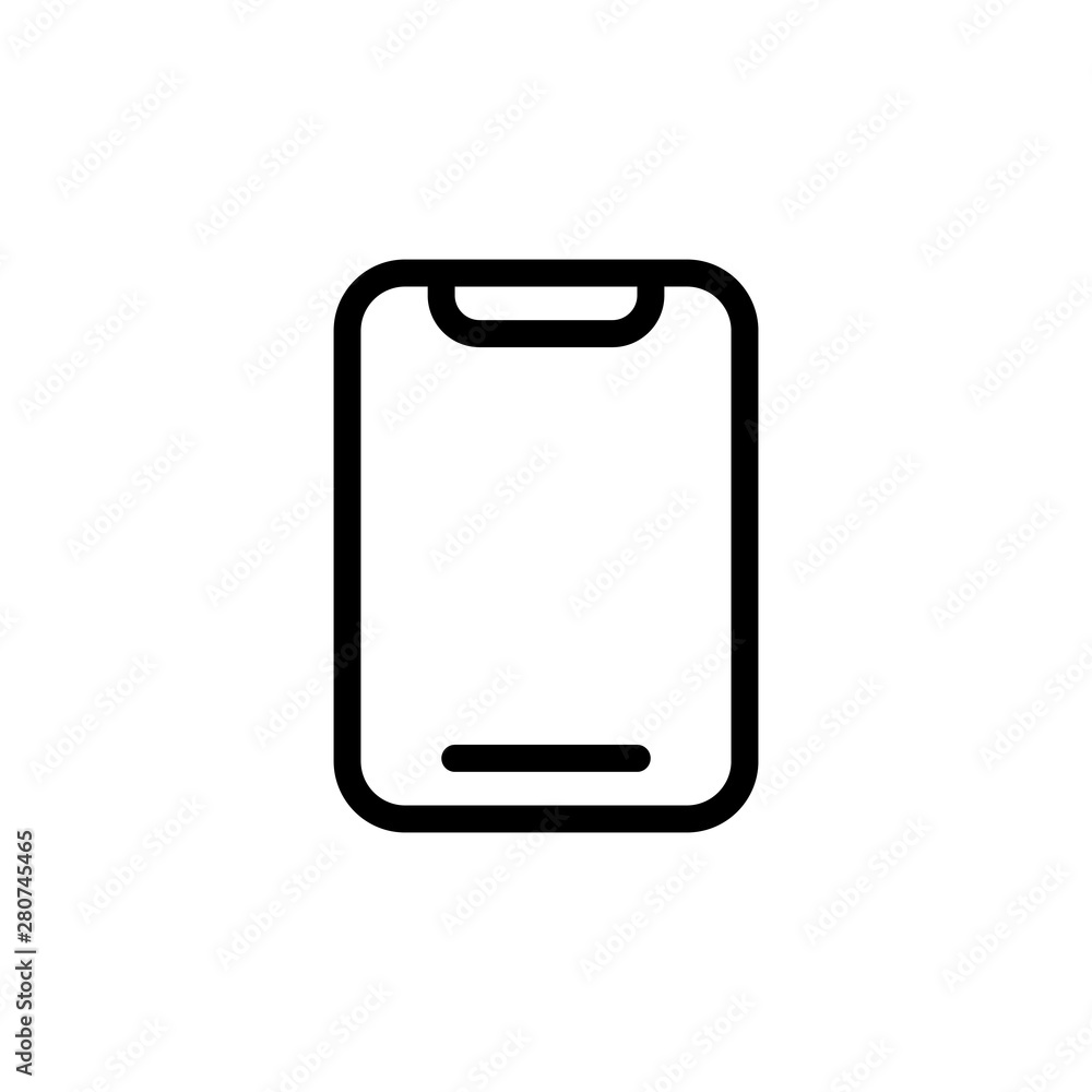 flat single line phone icon symbol sign, logo template, vector, eps 10 flat single line phone icon symbol sign, logo template, vector, eps 10