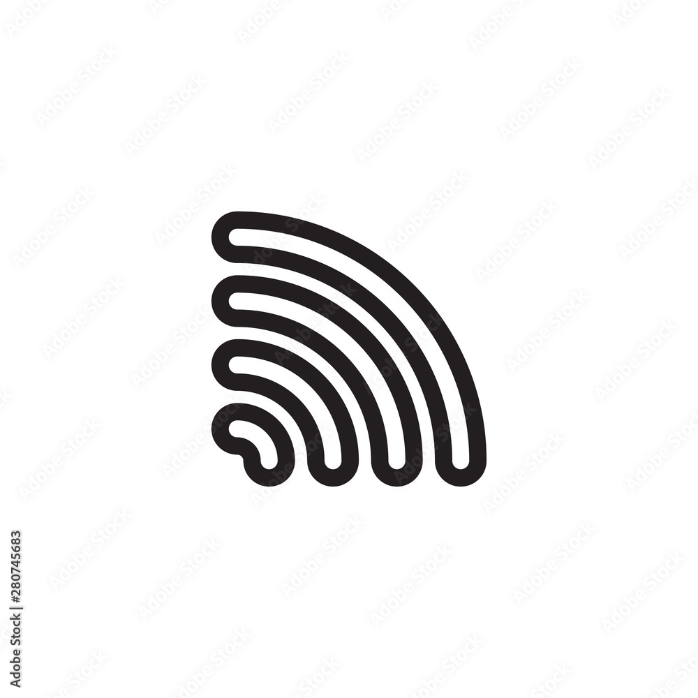 flat line wifi icon symbol sign, logo template, vector, eps 10 flat line wifi icon symbol sign, logo template, vector, eps 10
