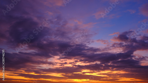 Beautiful sky with clouds background, Sky with clouds weather nature cloud blue, Blue sky with clouds and sun, Clouds At Sunrise.