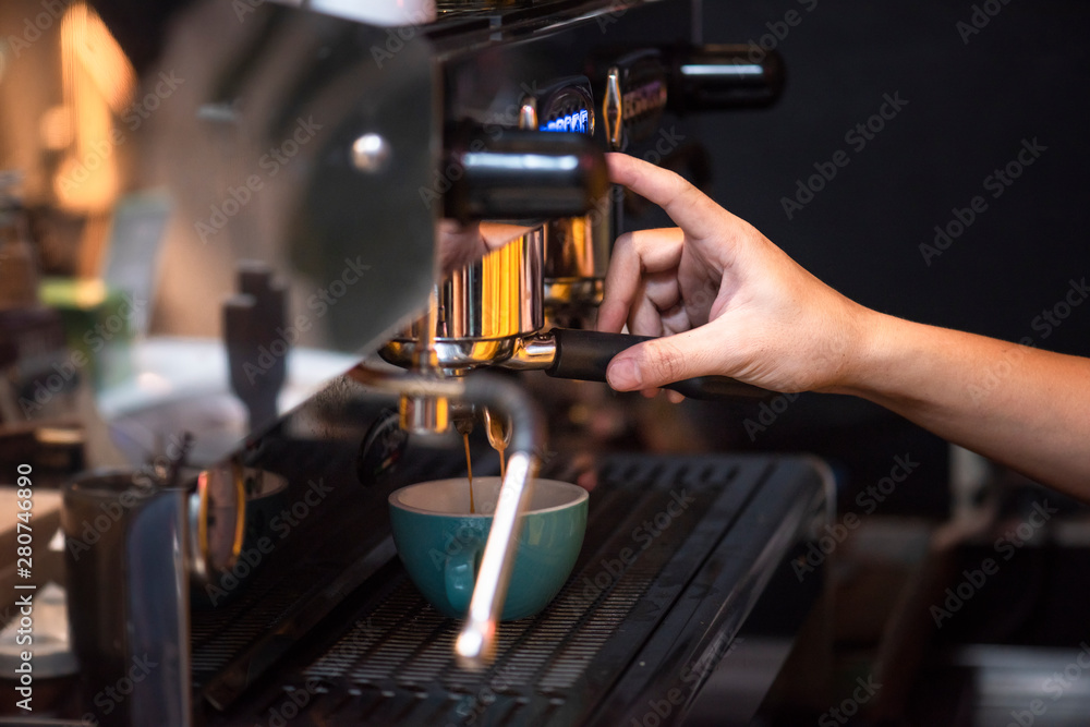 Process of preparation of coffee, a closeup