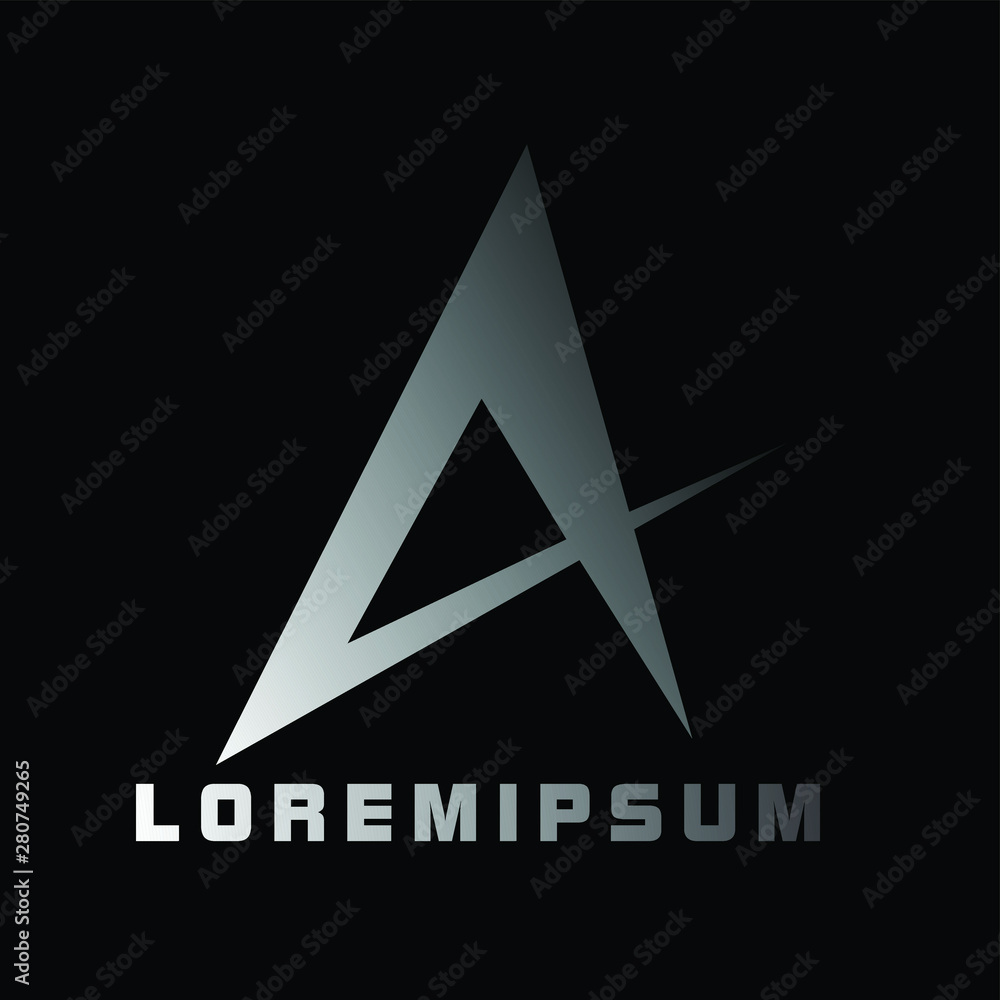 A initial letter logo icon A initial letter logo icon