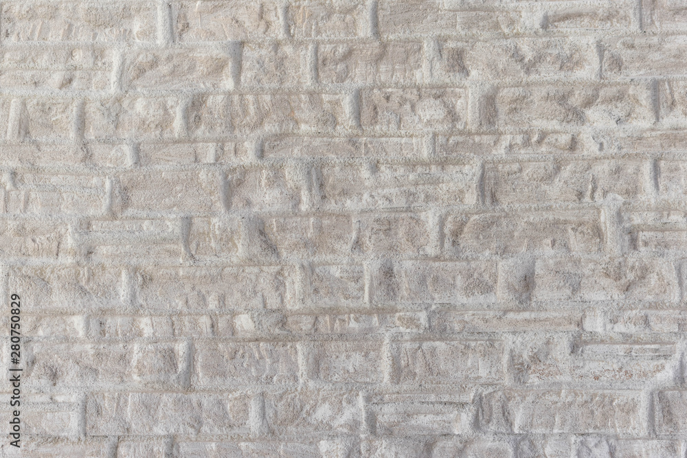 Obraz premium Brick wall, white texture background
