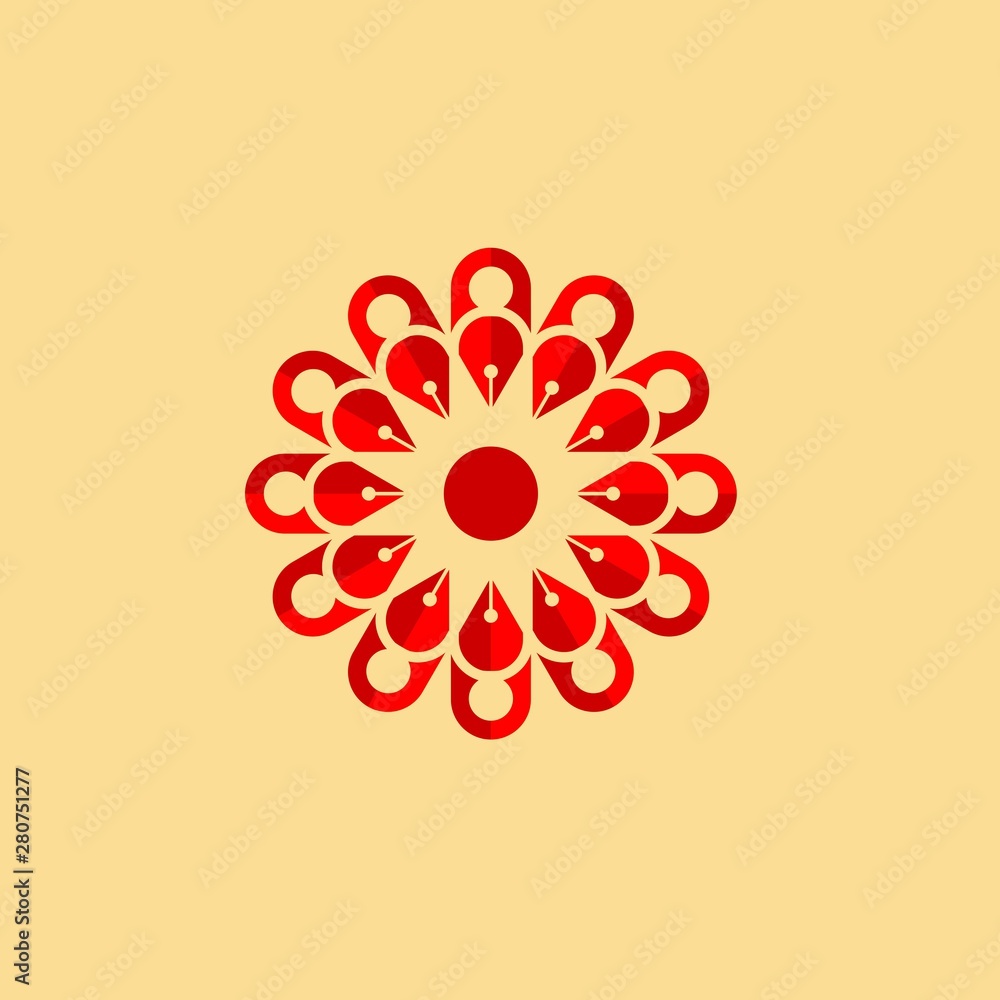 Vector logo for abstract ornaments Vector logo for abstract ornaments