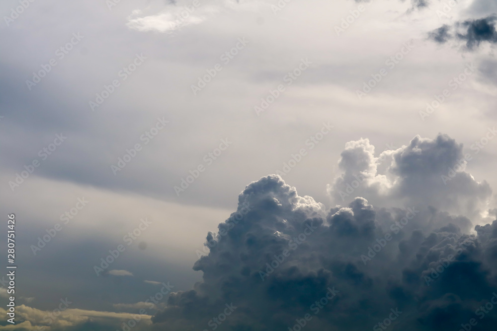 storm silhouette cloud sun in gray sky dark cloud storm silhouette cloud sun in gray sky dark cloud