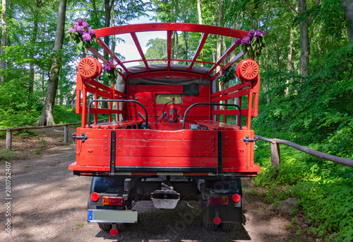 Old fire brigade vehicle