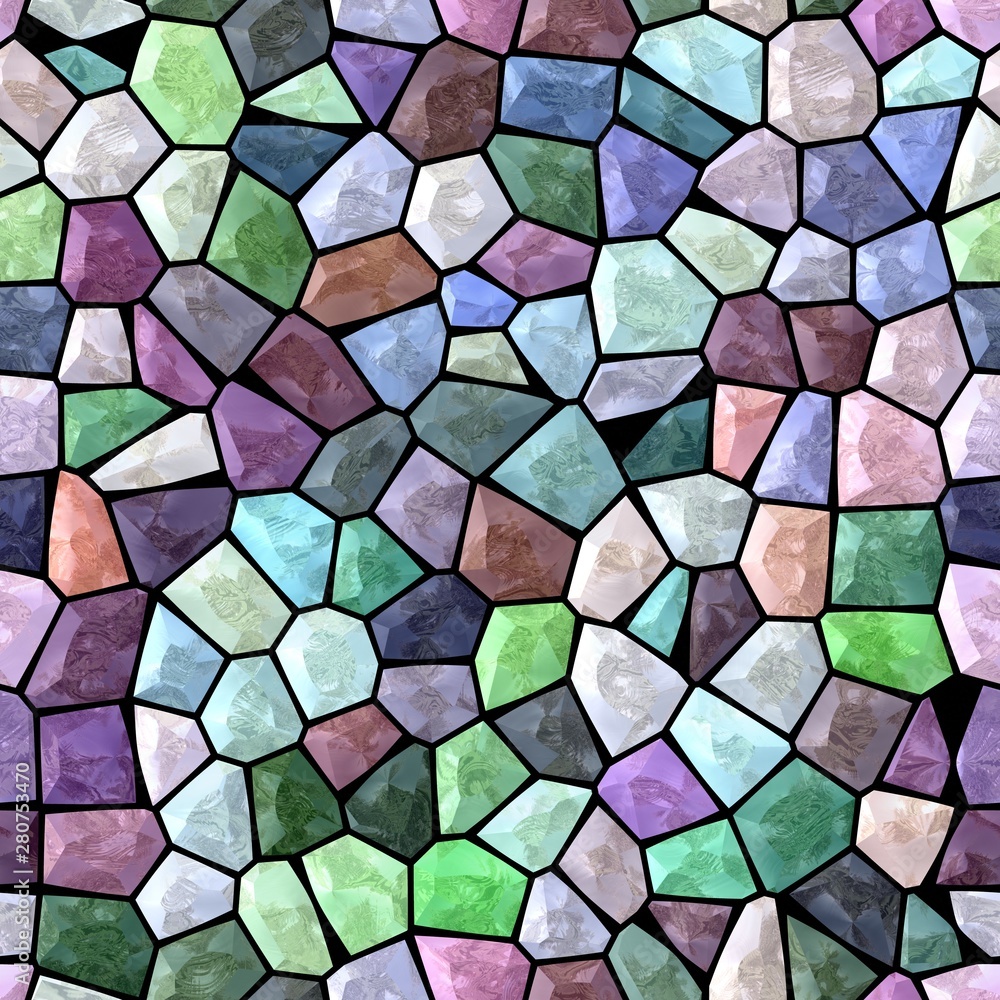 surface floor marble mosaic pattern seamless background with black grout - light pastel color - blue, purple, orange, green, beige, pink surface floor marble mosaic pattern seamless background with black grout - light pastel color - blue, purple, orange, green, beige, pink