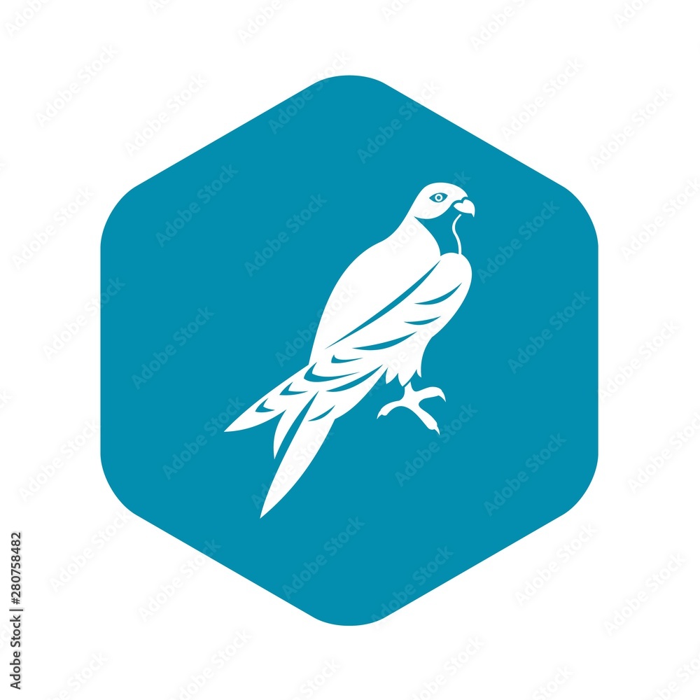Fototapeta premium Falcon icon. Simple illustration of falcon vector icon for web