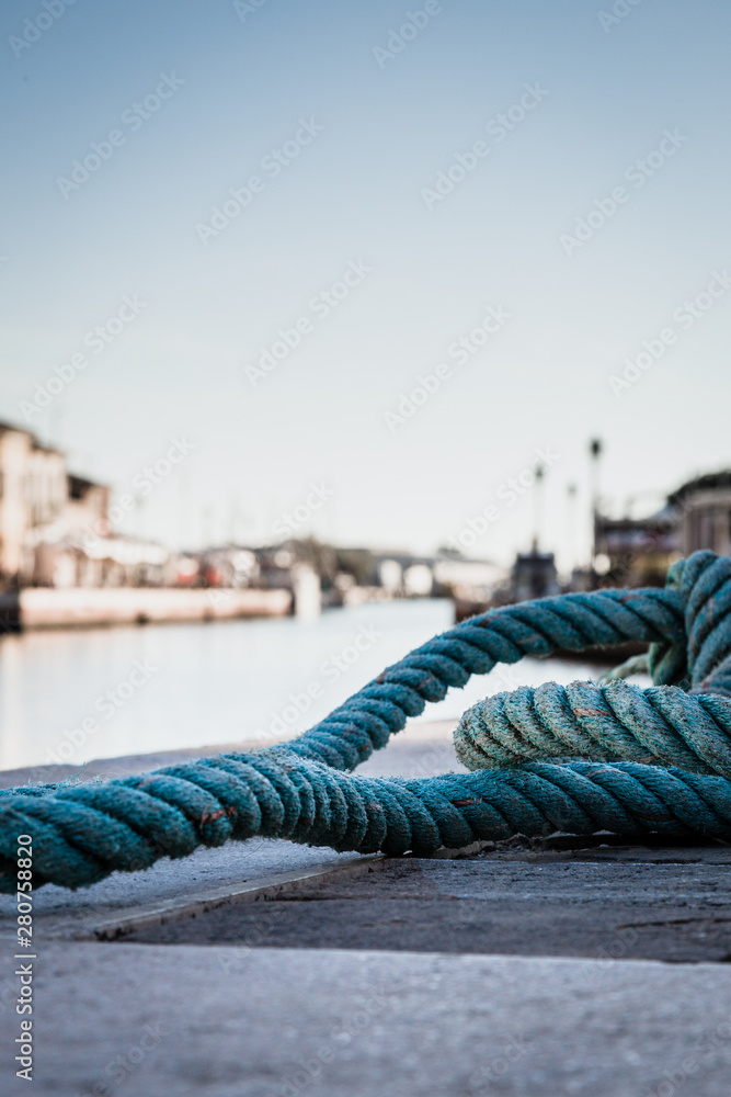 A morning on the Port of Leonardesco Canal, one of the most important monuments of Cesenatico, on the Romagna Riviera in Italy