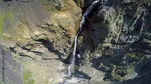 Caucasus. Midagrabin gorge. Zaygelan waterfall.