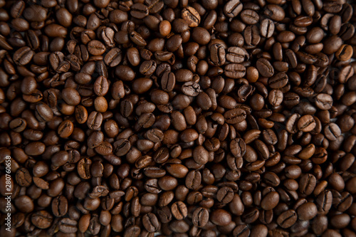 coffee kaffee bohnen texture wallpaper background brown braun © Julie