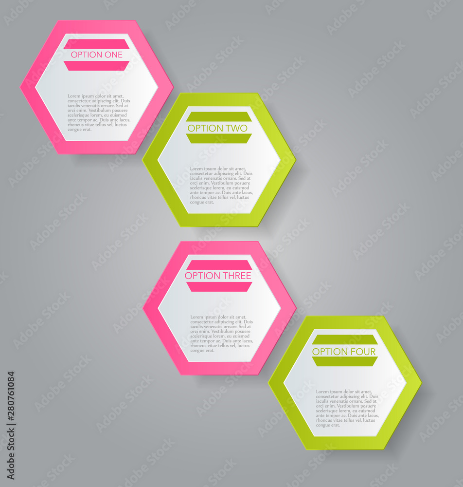 Business infographic template banner for presentation, education, web design, bochure, flyer. Pink and green tabs. Vector illustration. Business infographic template banner for presentation, education, web design, bochure, flyer. Pink and green tabs. Vector illustration.
