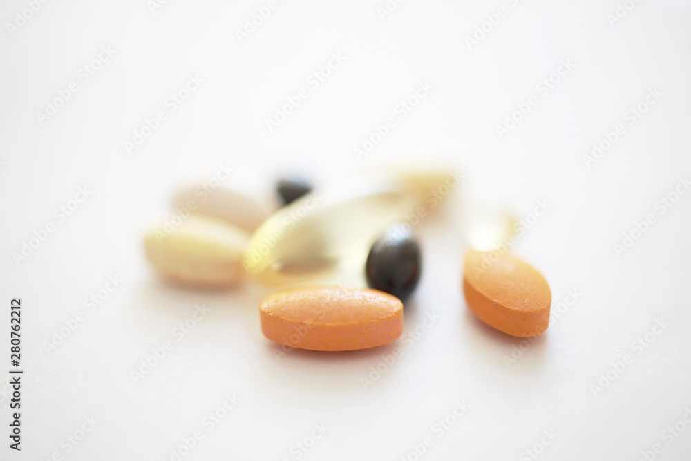 Pills isolated on white Pills isolated on white