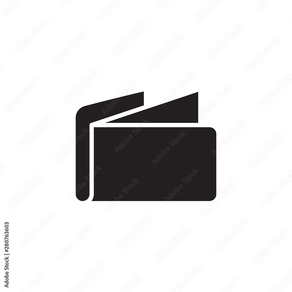 flat glyph wallet icon symbol sign, logo template, vector, eps 10 flat glyph wallet icon symbol sign, logo template, vector, eps 10