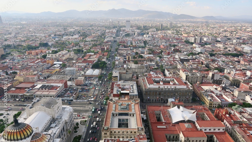 Fototapeta premium Mexico City Aerial