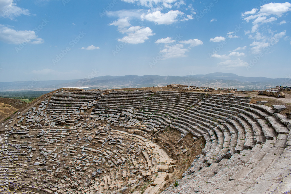 Turkey: West Theater in Laodicea on the Lycus, city in the Hellenistic regions of Caria and Lydia then Roman Province of Phrygia Pacatiana, where Cicero was stationed as governor of Cilicia