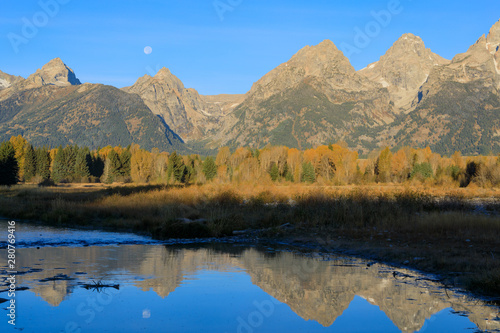 Scenic Teton Landscape in Autumn