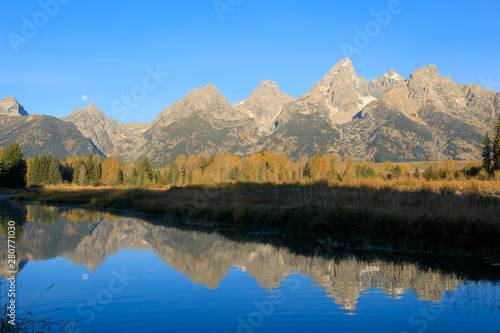 Scenic Teton Landscape in Autumn