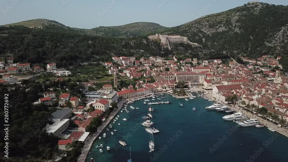 The island of Hvar in Croatia, July 2019 The island of Hvar in Croatia, July 2019