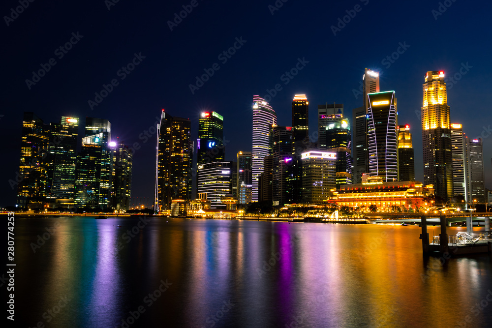 Beautiful Landscape and Famous Tourist Attraction in Singapore