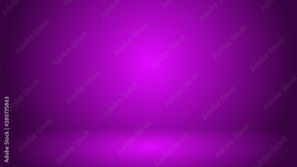 Fototapeta premium purple background 3d room - gradient