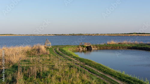 a small sluice in the hortobágy