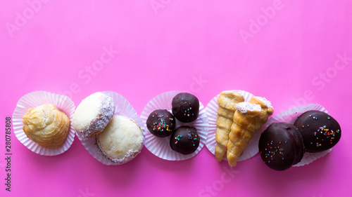 Canvas Print Baked sweets purely Chilean, fresh and delicious to share at tea time or at break time