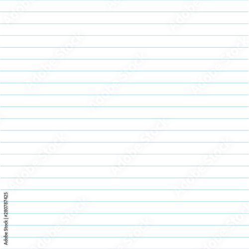Striped page, paper and vector illustration