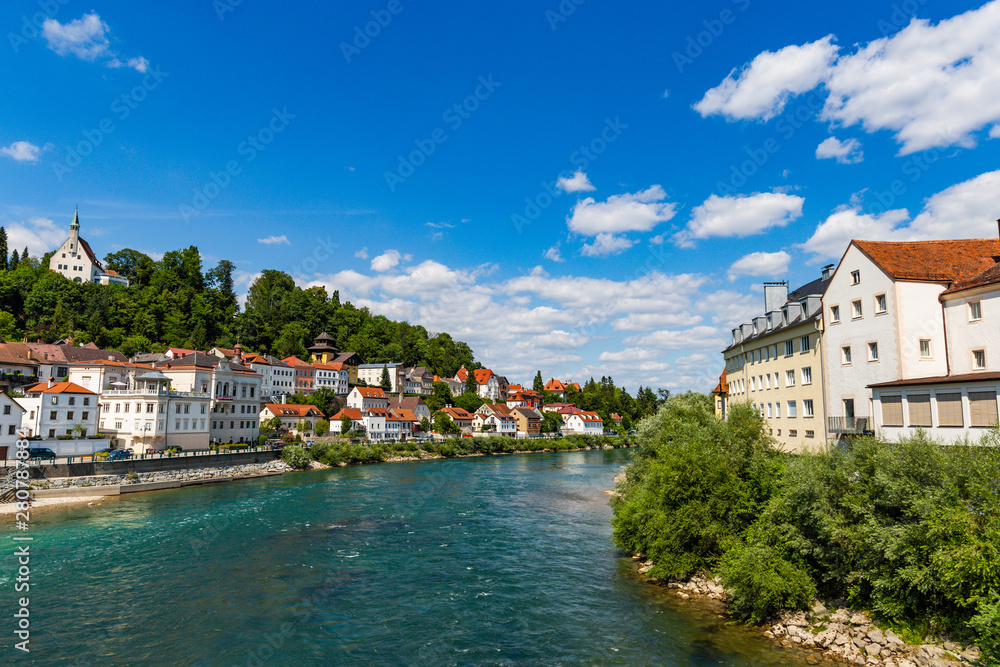 Steyr - a town in Austria. Steyr and Enns rivers.