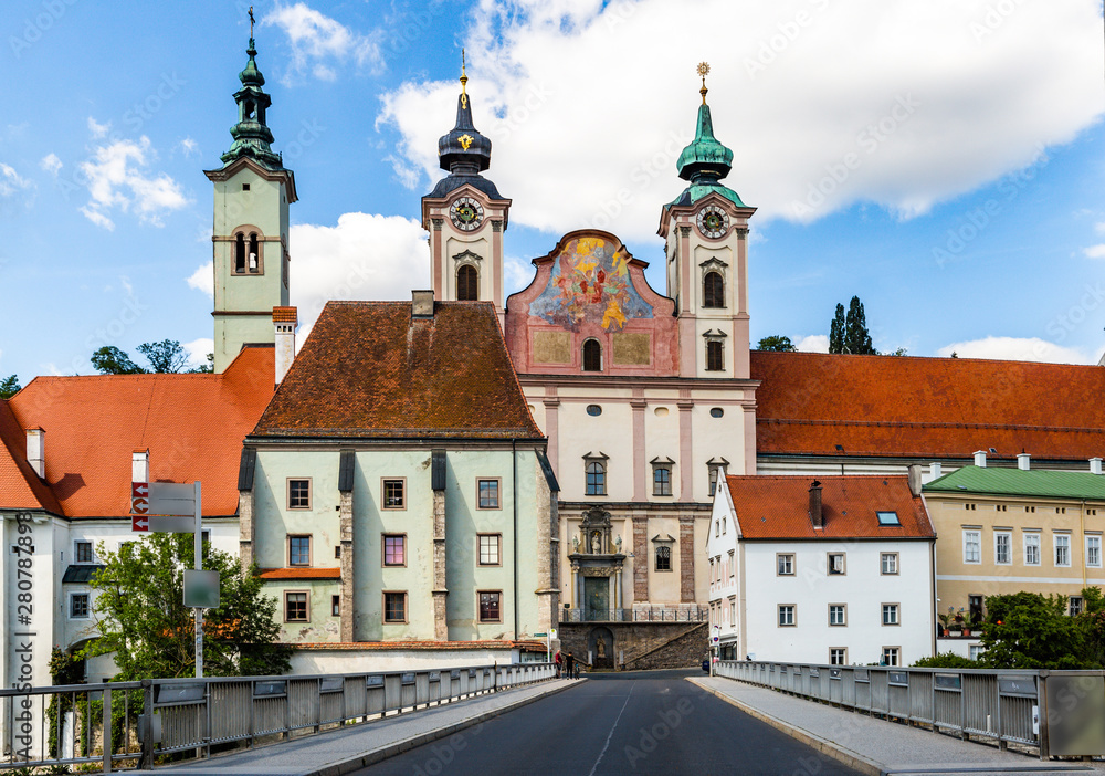 Obraz premium Steyr - a town in Austria.