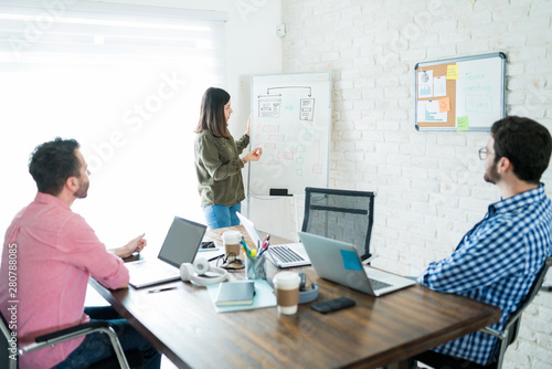 Business Team Discussing Over Plan In Office
