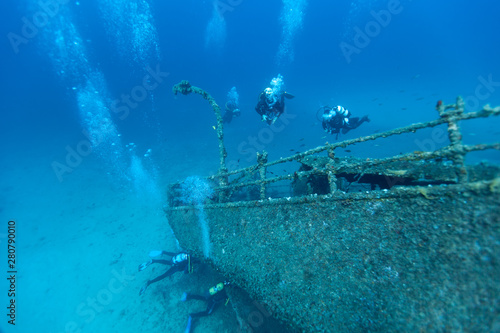 Wreck of a Cargo Ship, Vis, Croatia