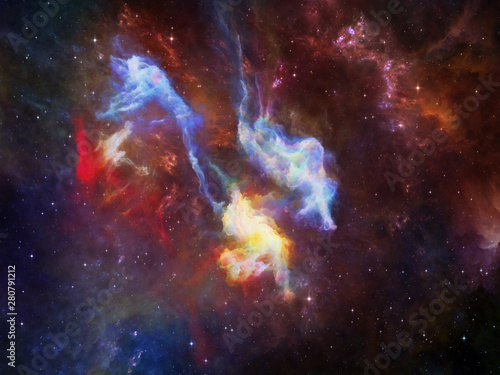 Fototapeta Naklejka Na Ścianę i Meble -  Lights of Nebula