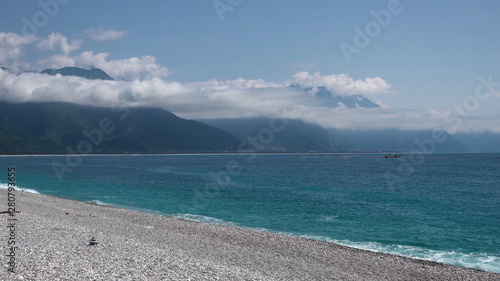 Mountains in the ocean