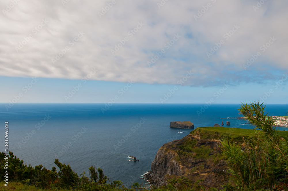 Image of Sao Miguel Island in the Azores archipelago