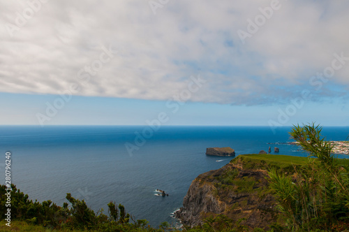 Image of Sao Miguel Island in the Azores archipelago