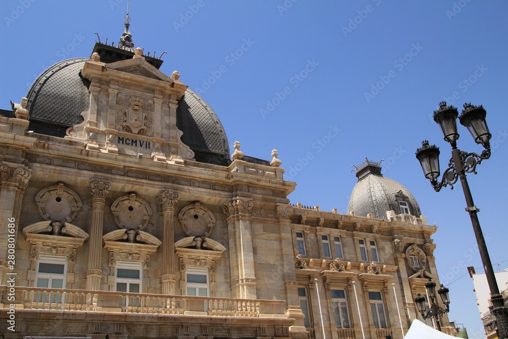 Cartagena town hall facade
