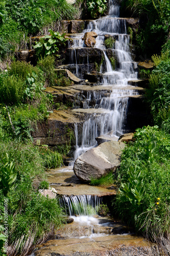 Wasserfall auf dem Varnous, im Nationalpark Prespa, Griechenland - cascade on Mt. Varnous in Prespa National Park photo