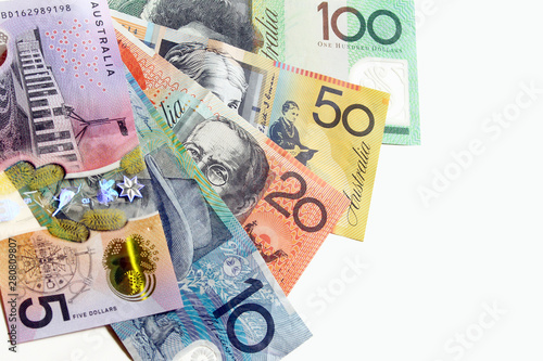 Australia banknote background photo