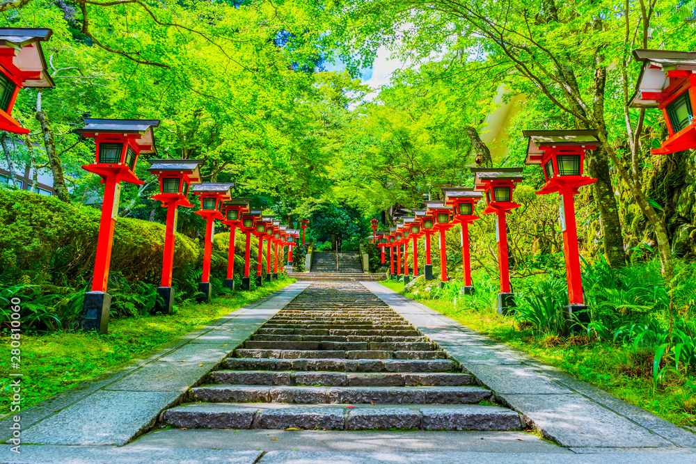 Fototapeta premium 京都観光 鞍馬寺