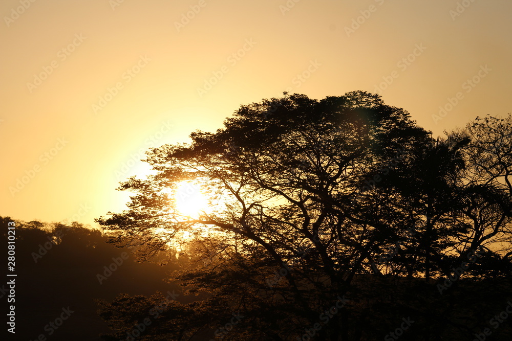 Por do sol Por do sol