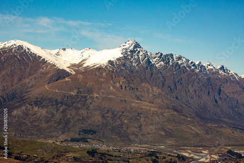 New Zealand national park scenery in the Southern Alps