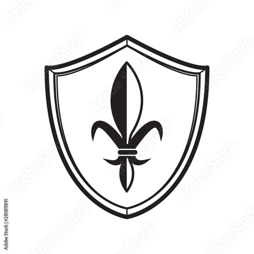 medieval shield icon