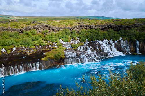 Hraunfossar Iceland Lava Falls